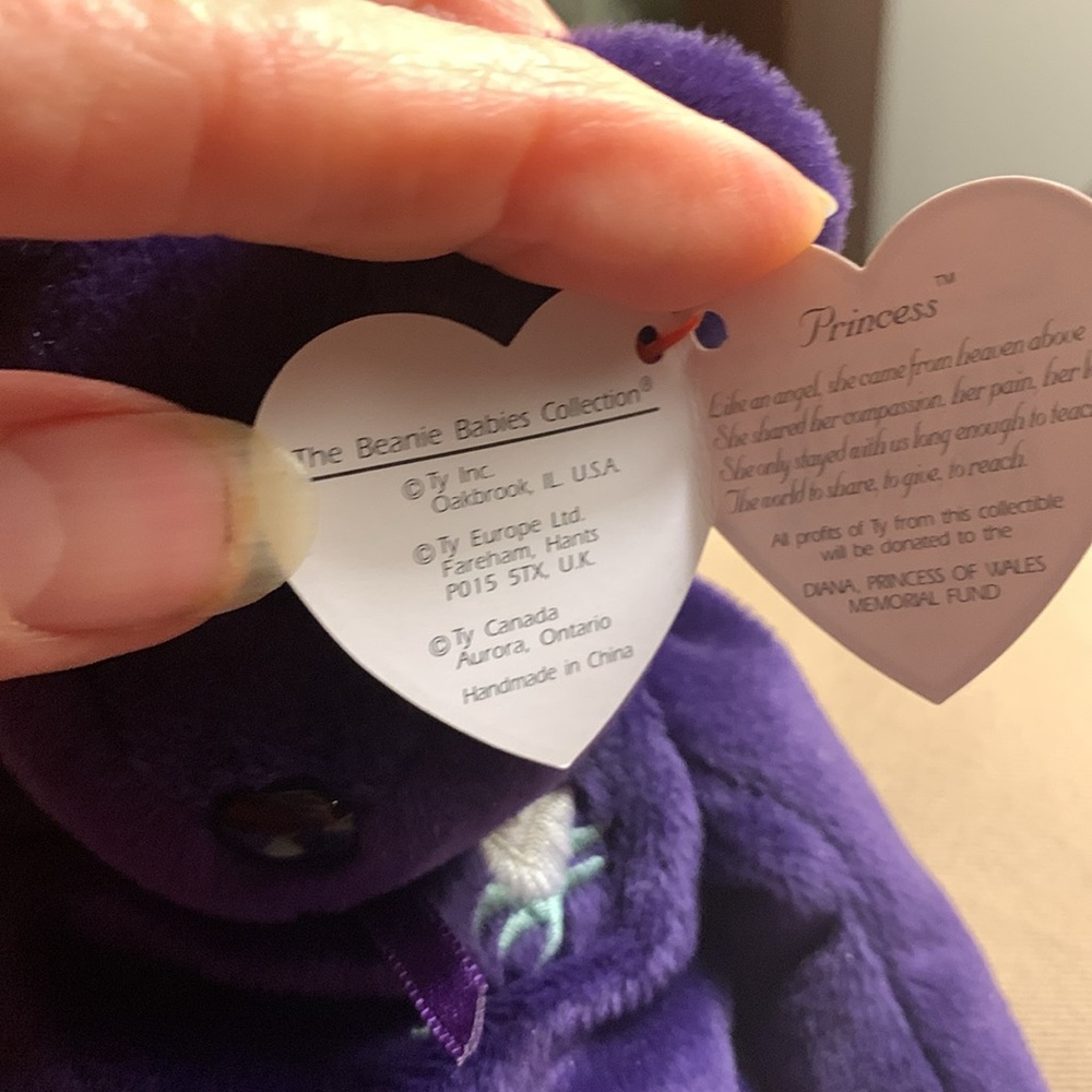 NWT TY Princess Di beanie baby - Picture 3 of 4